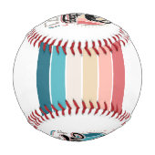 1971年のヘッドフォン以降のヴィンテージ 野球ボール (裏面)