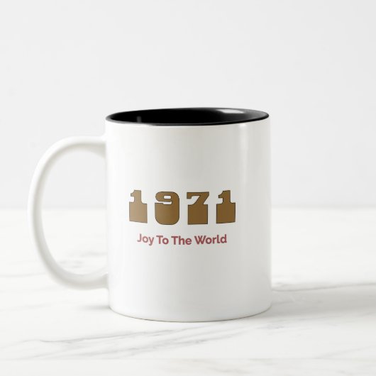 1971年の年間トップソング ツートーンマグカップ (左)