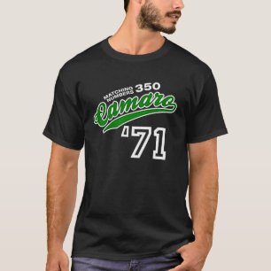 1971年のCamaro 350の原稿 Tシャツ