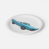 1971年のOldsmobileのカットラス最高筋肉車 ペーパープレート (アングル)