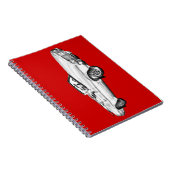 1971年のOldsmobileのカットラス最高車のイラストレーション ノートブック (右側)