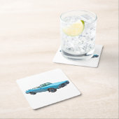 1971年オルドスモビレ·カトラス最高筋肉車 スクエアペーパーコースター (インサイチュ)