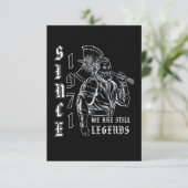 1971年以来バイキングレジェンド50誕生日 カード (スタンド正面)