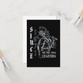 1971年以来バイキングレジェンド50誕生日 カード (正面/裏面インサイチュ)