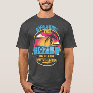 1971年以素晴らし来51歳51歳誕生 Tシャツ