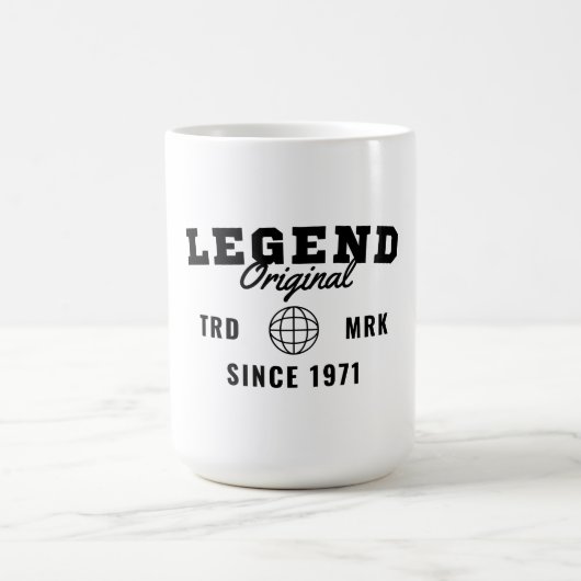 1971年生まれの伝説 コーヒーマグカップ (中央)