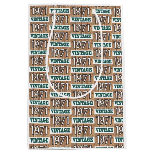 1971年生まれ中抱き枕 ミディアムペーパーバッグ (正面)