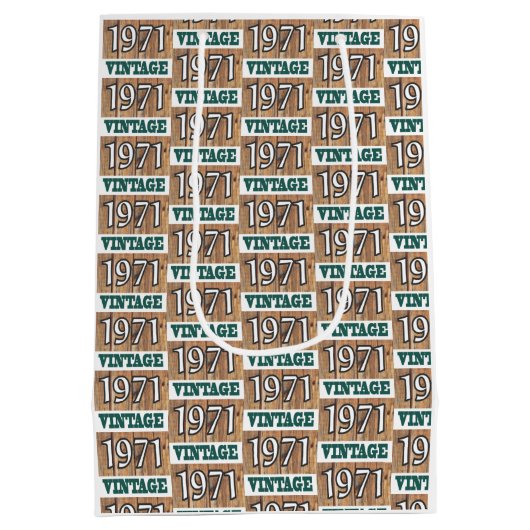 1971年生まれ中抱き枕 ミディアムペーパーバッグ (裏面)