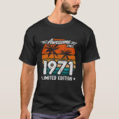 1971年生まれ1971年以来の限定版レトロ素晴らし。 Tシャツ (正面)