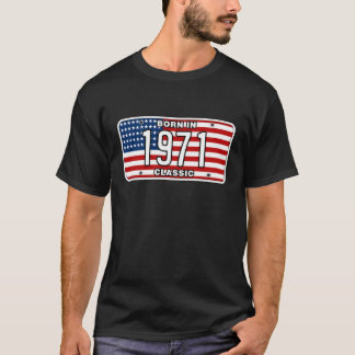 1971年製クラシックカー 52歳の誕生日おめでとう Tシャツ