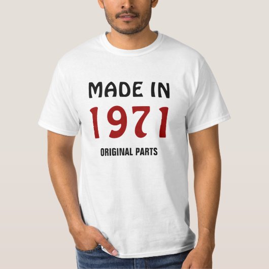 1971年製 オリジナルパーツ Tシャツ (正面)