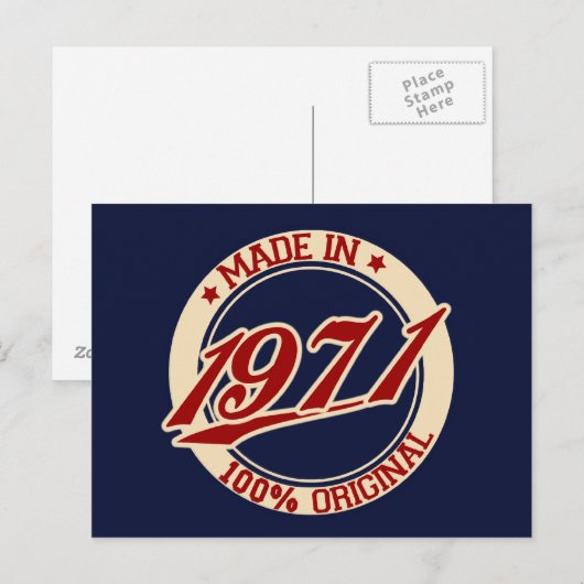 1971年製 ポストカード (正面/裏面)