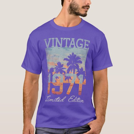 1971年製 限定版 54歳の誕生日 54歳 Tシャツ (正面)