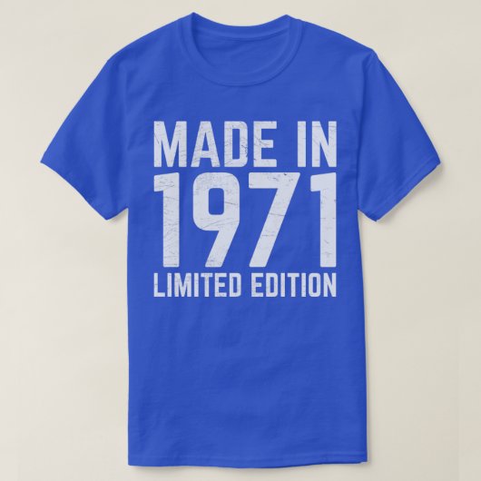 1971年製 Tシャツ (デザイン正面)