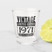 1971年誕生年の完成度 ショットグラス (正面)