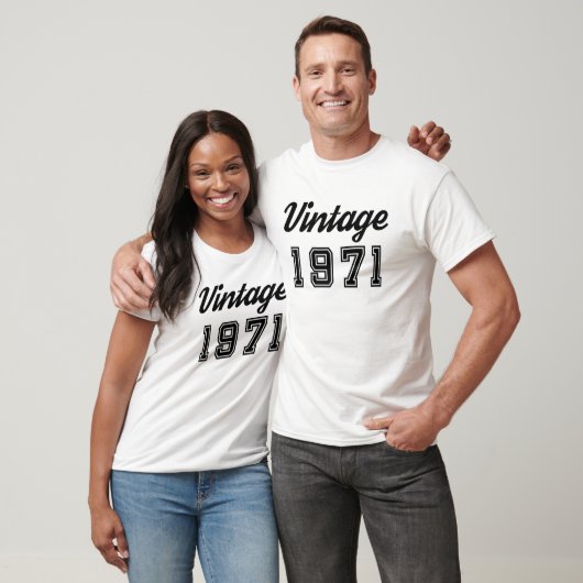 1971年誕生日記念日 Tシャツ (ユニセックス)