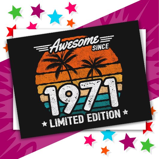 1971年限定復刻エディション・レトロ・アンビリーバブル 1971年からすごい ポストカード