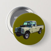 1971年陸上ローバーピックアップトラック 缶バッジ (正面&裏面)