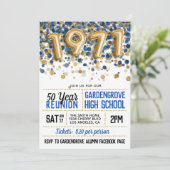 1971年高校懇親会 招待状 (スタンド正面)