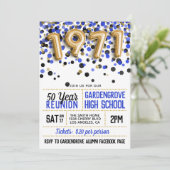 1971年高校懇親会 招待状 (スタンド正面)