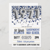 1971年高等学校大学懇親会招待状 招待状 (正面/裏面)