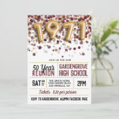 1971年高等学校大学懇親会 招待状 (スタンド正面)