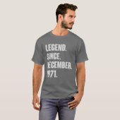 1971年12月以来の叙事詩、50年間の誕生日ギフト Tシャツ (正面フル)