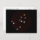 1971年12月23日 ポストカード (正面/裏面)