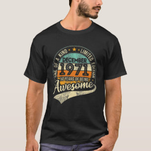 1971年12月50年ある種の種の1つ Tシャツ