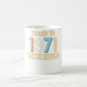 1971年4月製Bdayヴィンテージ50誕生日 コーヒーマグカップ (中央)
