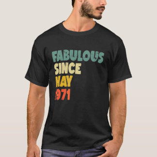 1971年5月以来の素晴らしい男の子の男の子の女性の誕生田 Tシャツ