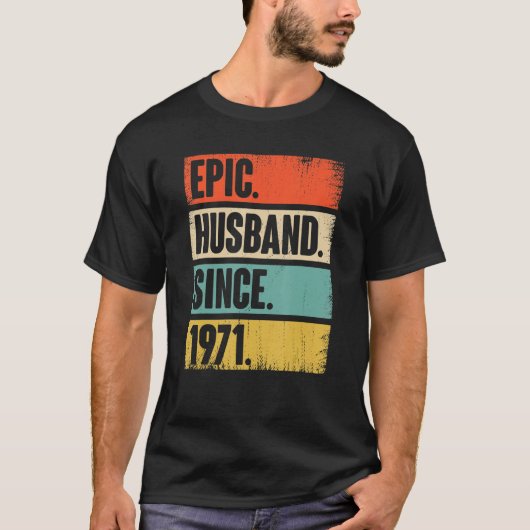 1971年51周年結婚以来の叙事詩 Tシャツ (正面)