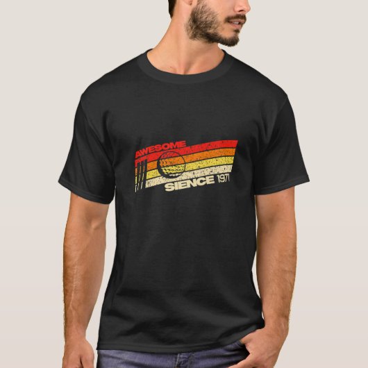 1971年51素晴らし回最高の51回ヴィンテージレトロゴルフ以来 Tシャツ (正面)