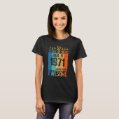 1971年7月52歳素晴らし Tシャツ (正面フル)
