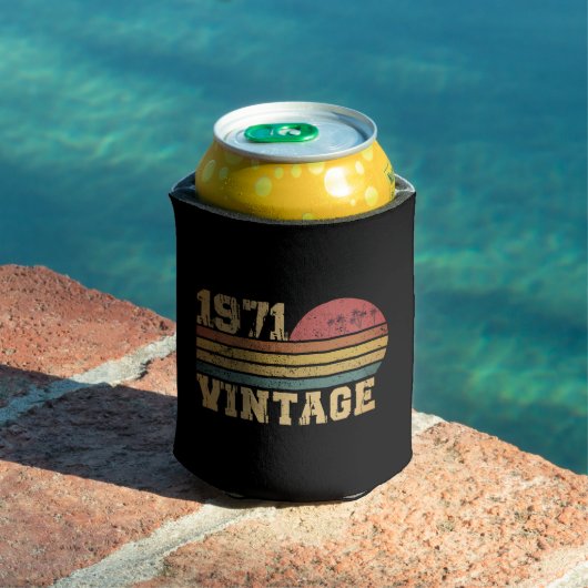 1971年 誕生日  レトロ ヴィンテージ 日没 缶クーラー (インサイチュ プール)