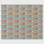 1971生まれ年のラップ紙 ラッピングペーパー (フラット)