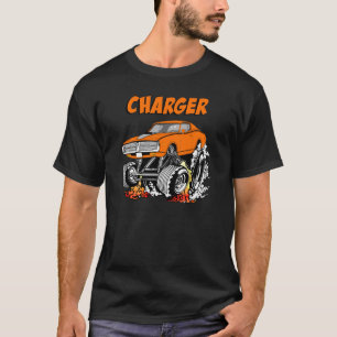 1971 1972充電器漫画改造 Tシャツ