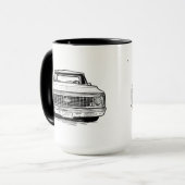 1971-1972 Chevy C10トラックマグ マグカップ (正面左)