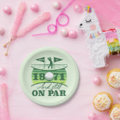 1971 50th誕生日ゴルフ恋人 ペーパープレート (パーティー)
