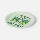 1971 50th誕生日ゴルフ恋人 ペーパープレート (アングル)