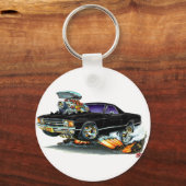 1971-72エルカミノブラックトラック キーホルダー (正面)