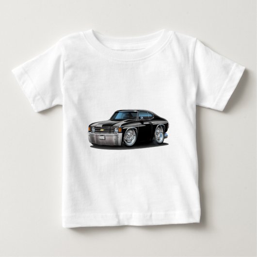 1971-72シヴェレブラックカー ベビーTシャツ (正面)