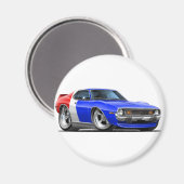 1971-72ジャベリン赤白青車 マグネット (正面/裏面)