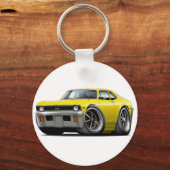 1971-72ノバイエローカー キーホルダー (正面)