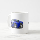 1971-72年のロードランナーの青黒い車 コーヒーマグカップ (正面左)