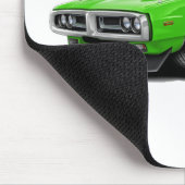 1971-72年の充電器のライムのクロムバンパー マウスパッド (コーナー)