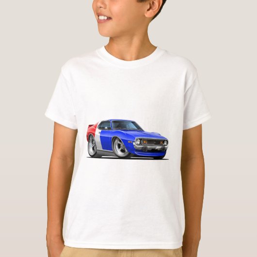 1971-72年の投げ槍の赤白青車 Tシャツ (正面)