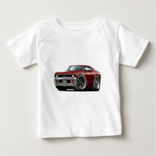 1971-72年の新星のあずき色車 ベビーTシャツ