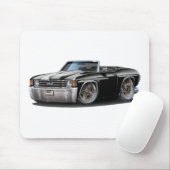 1971-72年のChevelleの白黒のコンバーチブル マウスパッド (マウス)