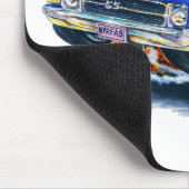 1971-72年のChevelleの青いコンバーチブル マウスパッド (コーナー)